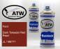 Preview: Ford, Dark Toreador Red Pearl, JL / M6771: 400ml Sprühdose + 400ml Klarlack - Set, von ATW Autoteile West.